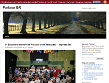Tablet Screenshot of blog.parkour.com.br