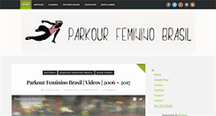Desktop Screenshot of feminino.parkour.com.br