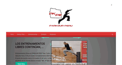 Desktop Screenshot of parkour.pe